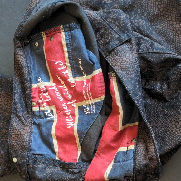 Liverpool Snakeskin Pattern Jeans - Picture 5 of 8